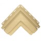 Угол наличника Классик ПЕСЧАНЫЙ (0,279м х 0,279м х 0,040м) 1,408 кв.м/уп. Альта Профиль 24шт