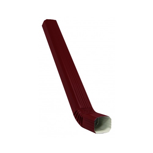 труба 3м с коленом Optima Прямоугольная Grand Line (Гранд Лайн) ral 3005 1 шт