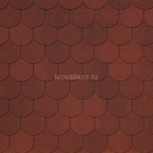 Гибкая черепица Tegola Assisi Sangiovese 400 2.9м2 56шт/пал