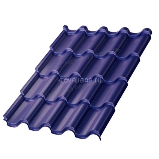 Металлочерепица МеталлПрофиль Монтерроса-M (PURMAN-20-Citrine-0.5) /1 кв.м./