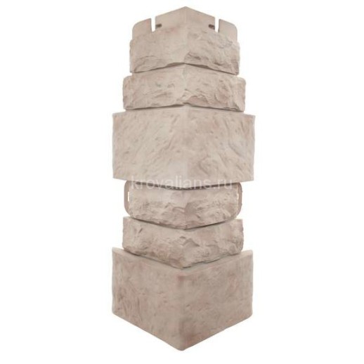 Угол наружный Фасадная Плитка ОНИКС  (0,447м х 0,158м х 0,030м)  Альта Профиль 10шт/уп