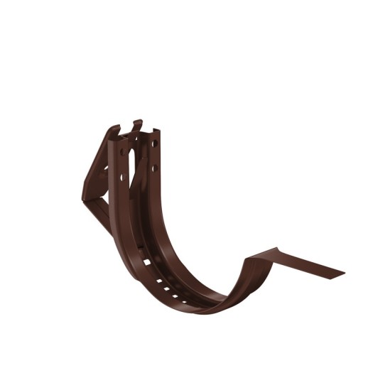 AS PU 150/100 Крюк желоба короткий регулируемый с компл. крепления , RAL 8017