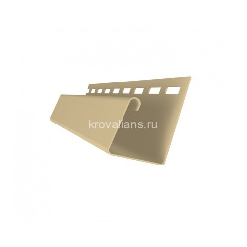 Универсальный J-профиль 7/8" GL Я-Фасад 3м, Карамельный