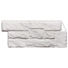 Камень Крупный Фасадная панель FineBer (Файнбер) Мелованный Белый 1 шт