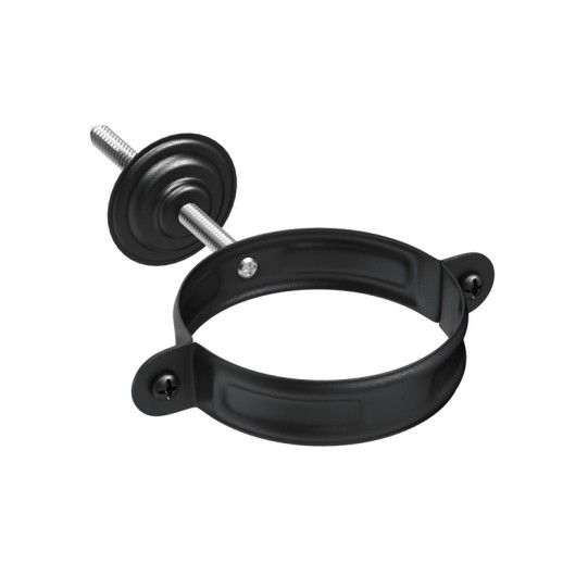 AS PUrus MATT 125/90 Хомут трубы с комплектом крепления RAL 9005