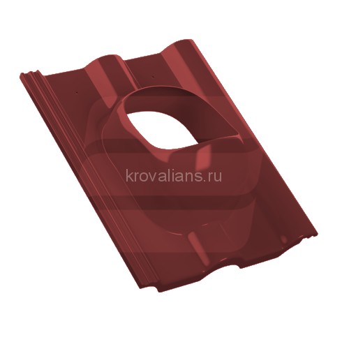 Eurovent VENTOS PLUS R WARM 150mm RAL3009 (к-т) Вент. выход изолированный профиль франкфуртская