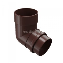 Docke LUX 140/100 мм Колено 72 Шоколад, 12шт/уп