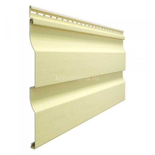 Сайдинг Docke STANDART (Дёке) Корабельный брус D4,5D (Лимон) /1 шт/