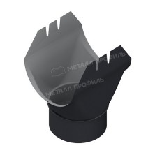 Воронка выпускная МЕТАЛЛ ПРОФИЛЬ ПРОЕКТ D185х150 Ral 7024