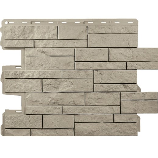 Панель Камень Шотландия ЭКО Кремовый, 796*591*24 (0,374м2)