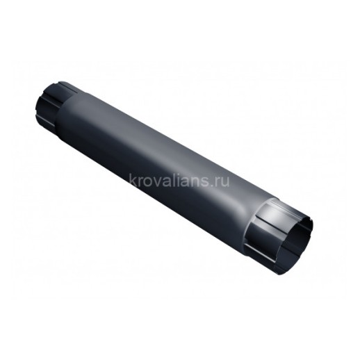 GL 90/125 Труба 3 м RAL 7024 Серый