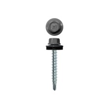 Саморез кровельный Daxmer 4,8х35 RAL 7004 (250) сверло №1