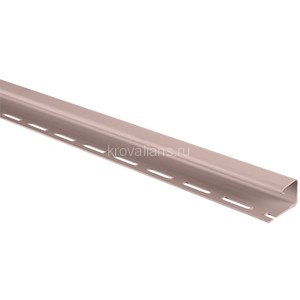 J-профиль цокольный Персиковый 3 м. Альта Профиль 40шт/уп