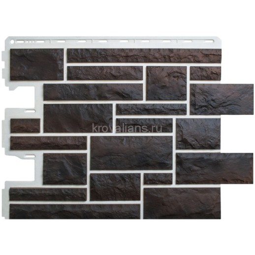 Панель Камень Пражский цвет 05 800х590мм уп 16 шт