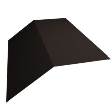 Планка конька плоского 190х190 0,5 Velur X RR 32 темно-коричневый (2м)
