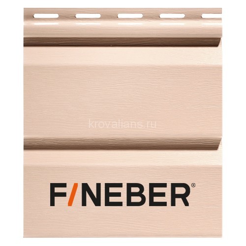 Сайдинг FineBer (Файнбер) Дачный 3,05м (Лен) /панель/
