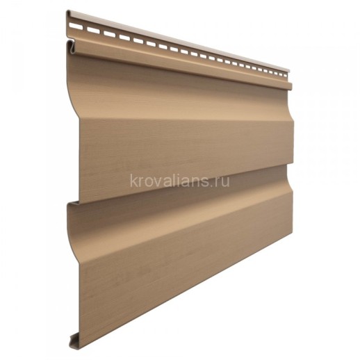 Сайдинг Docke STANDART (Дёке) Корабельный брус D4,5D (Капучино) /1 шт/