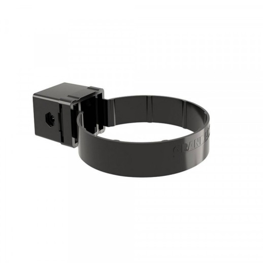 Хомут трубы Kliker ПВХ GL Premium черный (и.уп.) (RAL 9005)