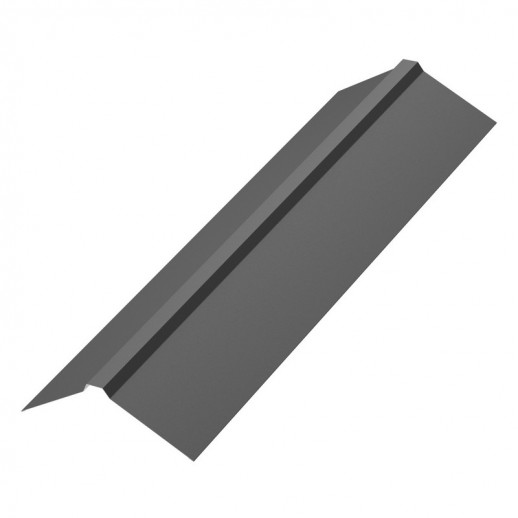 Конек плоский 160х30х160х2000 PE Rooftop Бархат 0,5 мм Zn180 RAL7016