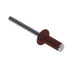Заклёпка вытяжная Daxmer 3,2х8 RAL 3009 (10х1000 шт) ал/ст