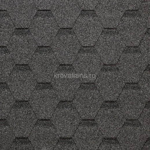 Гибкая черепица Docke Pie (Деке Пай) EURASIA ШЕСТИГРАННИК (Серый) 1 кв.м