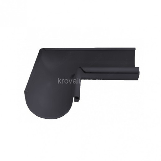 Optima 125/90 Угол желоба внутренний 90 гр RAL 7024 мокрый асфальт