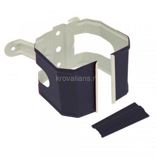 Vortex Matt 127/102 Кронштейн трубы на дерево прямоугольный Matt RAL 7024