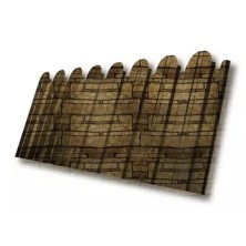 Профнастил С10A фигурный 0,45 Print Twincolor с пленкой Sand Stone