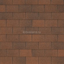 Гибкая черепица Tegola Capri Marrone 434 2.9м2 56шт/пал