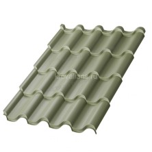 Металлочерепица МеталлПрофиль Монтерроса-XL (PURETAN-20-RR11-0.5) /1 кв.м./