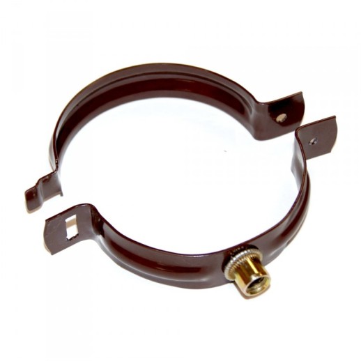 СТАНДАРТ Хомут трубы металлический, коричневый