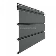 Docke Софит Standart Т4 Сплошной 3,05х0,305 (Графит), 16шт/уп