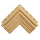 Угол наличника Модерн ПЕСЧАНЫЙ (0,279м х 0,279м х 0,047м) 1,408 кв.м/уп. Альта Профиль 24шт