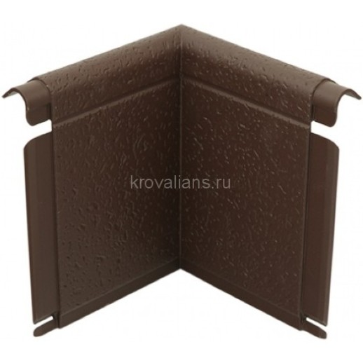 Угол откоса КОРИЧНЕВЫЙ (0,210м х 0,204м х 0,035м) 0,968 кв.м/уп. Альта Профиль 24шт/уп