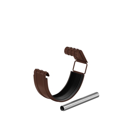 AS COMF PE 125/90 Соединитель желоба в комплекте RAL8017 20 шт/уп