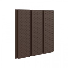 Софит с полной перфорацией Aquasystem (Аквасистем) 303х2400мм Pural Matt (RAL 8017) /1 шт/