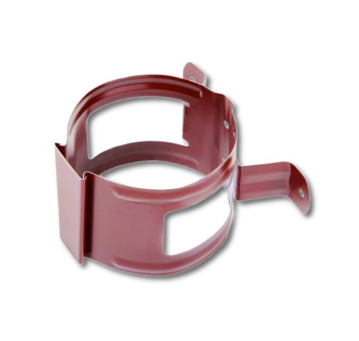 Держатель трубы Металл Профиль Престиж 125/100 (дерево) ral 3005 1 шт