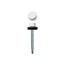 Саморез кровельный Daxmer 4,8х35 RAL 9003 (250) сверло №1