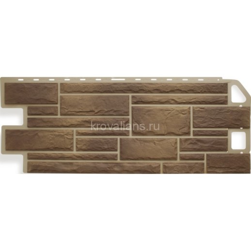 Панель Природный Камень СЛАНЕЦ (1,140м х 0,480 м х 0,019м) 4,38 кв.м/уп. Альта Профиль 10шт/уп