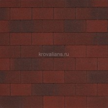 Гибкая черепица Tegola Capri Rosso 401 2.9м2 56шт/пал