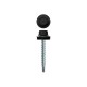 Саморез кровельный Daxmer 4,8х35 RAL 9005 (250) сверло №1