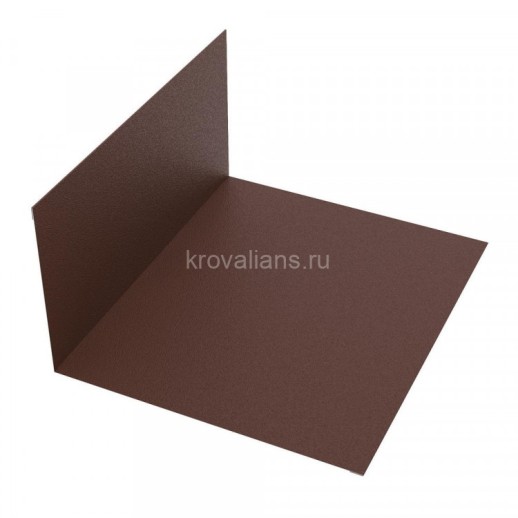 Примыкание к стене 115х115 L=2м РЕ RAL 8017 (Фартук S4 new) /1 шт/