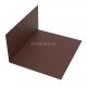 Примыкание к стене 115х115 L=2м РЕ RAL 8017 (Фартук S4 new) /1 шт/