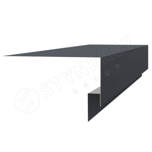 Планка околооконная 3000 Фальц Stynergy (CORUNDUM50Matt-RAL7024-0.5)