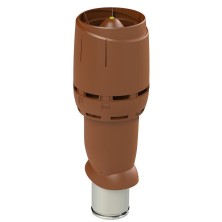 Vilpe FLOW Вентиляционный выход 160/225/700 с колпаком Кирпичный