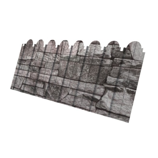 Профнастил С10A фигурный 0,45 Print Twincolor с пленкой Fine Stone