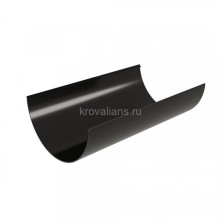 Желоб Дизайн 135 ПВХ GL 3м черный (RAL 9005)