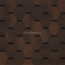 Гибкая черепица Tegola Garda Marrone 439 2.86м2 56шт/пал