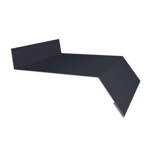 Отлив 100 мм 2 м Полиэстер темно-серый 7024