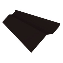 Примыкание в накладку 43х20х22 L=2м РЕ RAL 9005 (Фартук S6 new)